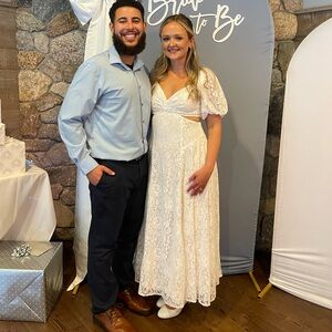 Abercrombie & Fitch White Lace Dress